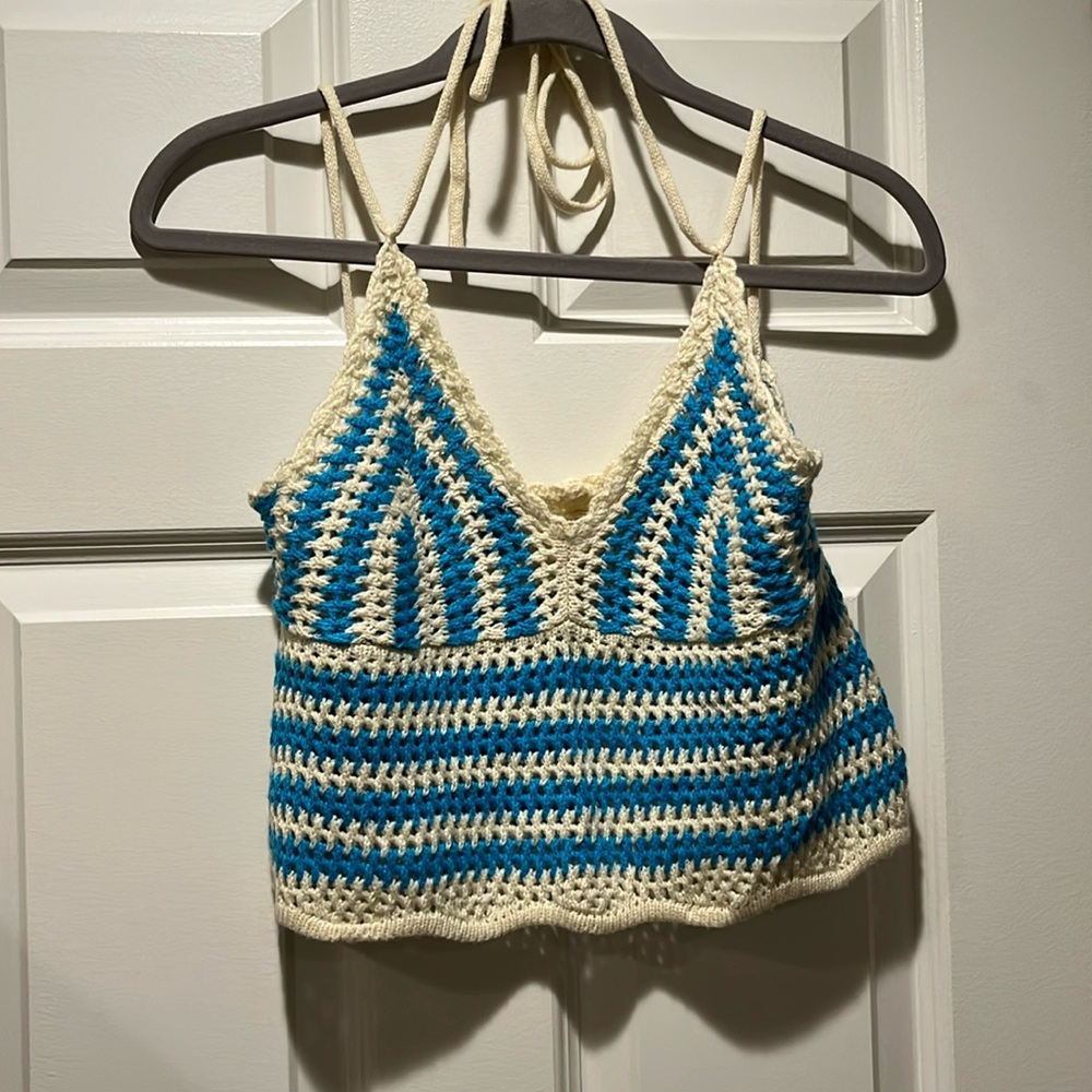Pretty Garbage Crochet Tank